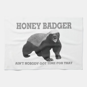 Honey badger är inte ingen fick Time för det Kökshandduk