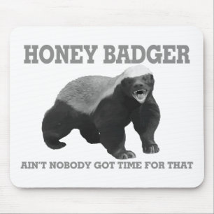 Honey badger är inte ingen fick Time för det Musmatta