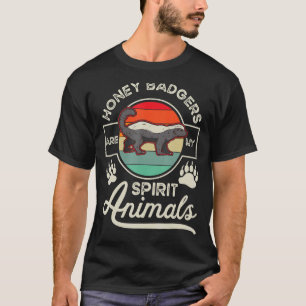 Honey badger är mina spritdjur Honey badger T Shirt