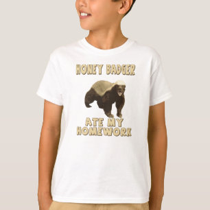 Honey badger åt min läxa! tröja