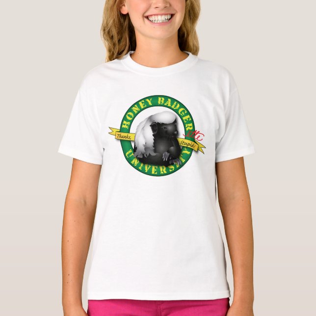 Honey badger Badgerette Tee (Framsida)