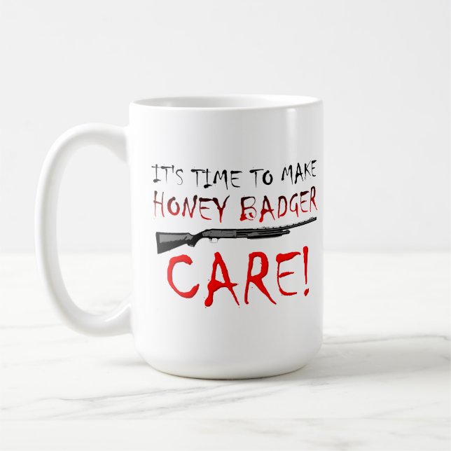 honey badger Care Mugg (Vänster)
