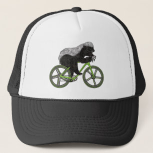 honey badger Cycling Funny Badass Bicycle Humor Keps