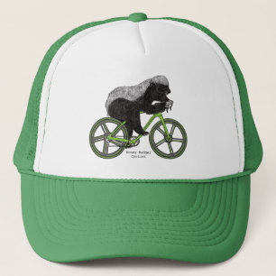 honey badger Cycling Funny Badass Bicycle Slogan Keps