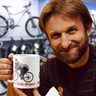 Honey Badger Cykling Rolig Badass Jul Citat Kaffemugg