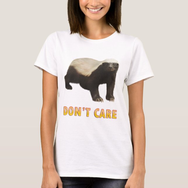 Honey badger Dam Dam Långärmad Tee Shirt (Framsida)