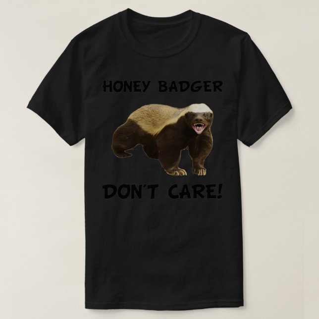 Honey badger Donampx27t Care Essential TShirt Clas T Shirt (Design framsida)
