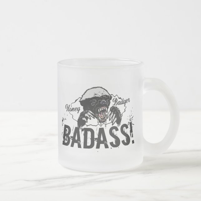 Honey badger frostad glasmugg (Höger)