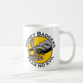 Honey badger fruktar ingen ondskefull orm, djurkon kaffemugg