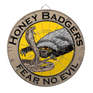 Honey badger fruktar ingen vildfågel för djurkon piltavla