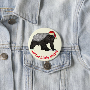 honey badger Funny Badass Festive Irony Quote   Knapp