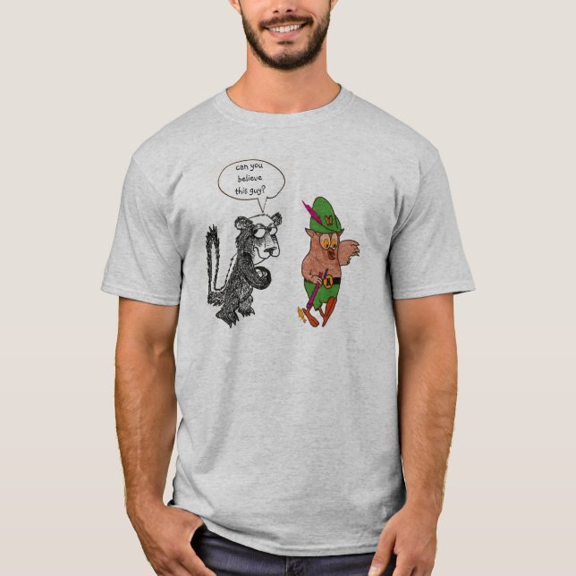 Honey badger ger inte en dyft tee shirt (Framsida)