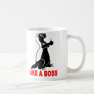 Honey badger gillar en chef kaffemugg