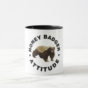 Honey badger har Attityd Mugg