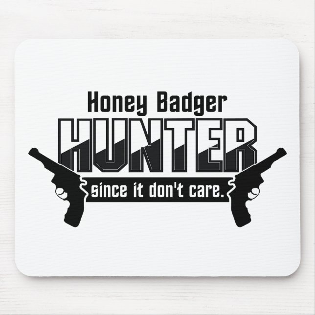 Honey badger Hunter anpassningsbar moussat Musmatta (Framsidan)