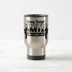 Honey badger Hunter mugg - välj stil & färg