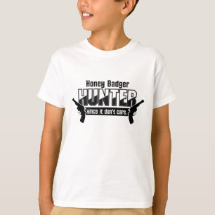 Honey badger Hunter-skjortan - välj stil & färg Tee