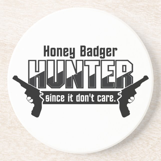 Honey badger Hunter underlägg Sandsten (Framsidan)