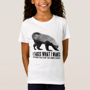 Honey badger - I tar vad I önskar T-shirt