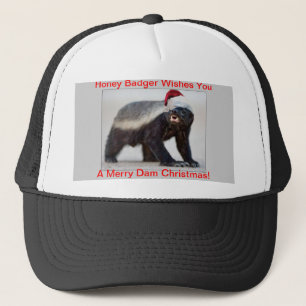 honey badger jul Hat Keps