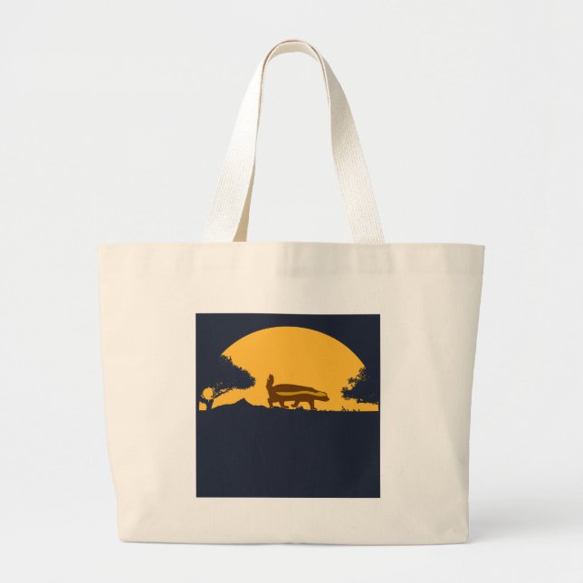 honey badger jumbo tygkasse (Framsidan)