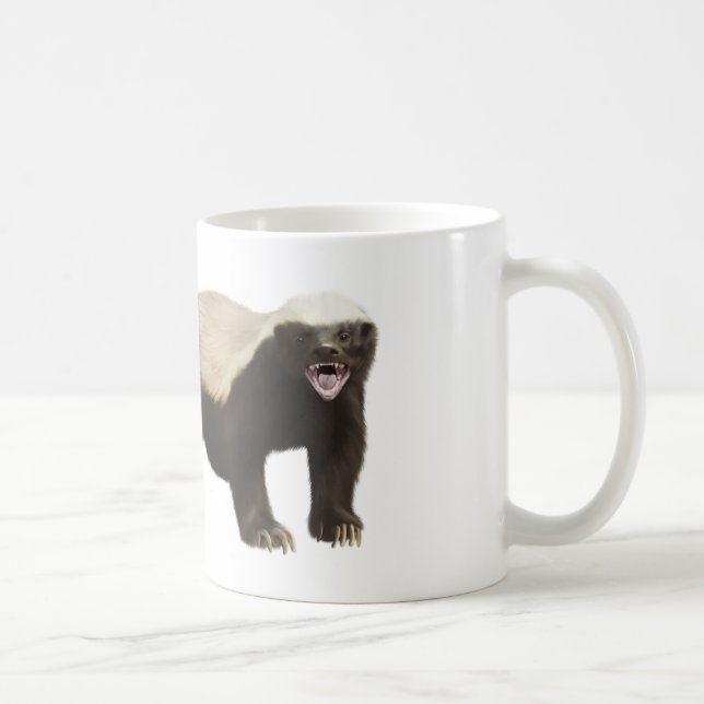 Honey badger kaffemugg (Höger)