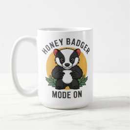 Honey badger-läge på vildlevande djur utan fruktlö kaffemugg