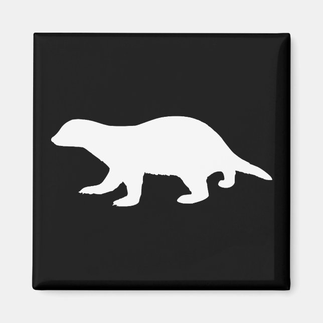 Honey badger magnet (Framsidan)