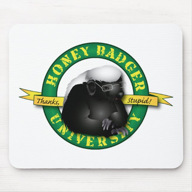Honey badger Mousepad Musmatta (Framsidan)