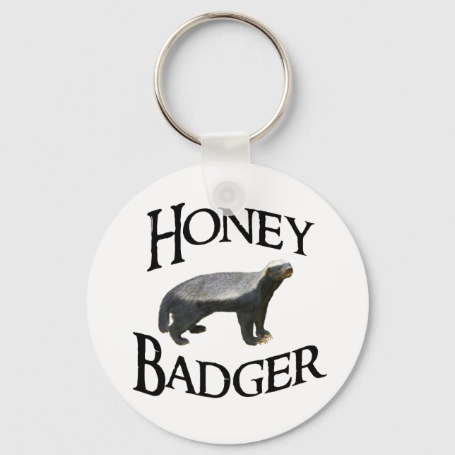 Honey badger nyckelring (Framsida)
