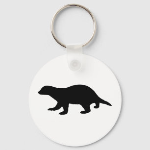 Honey badger nyckelring