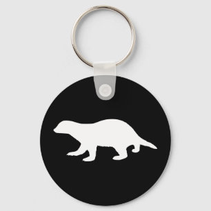 Honey badger nyckelring