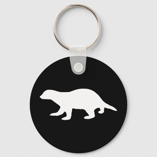 Honey badger nyckelring (Framsida)