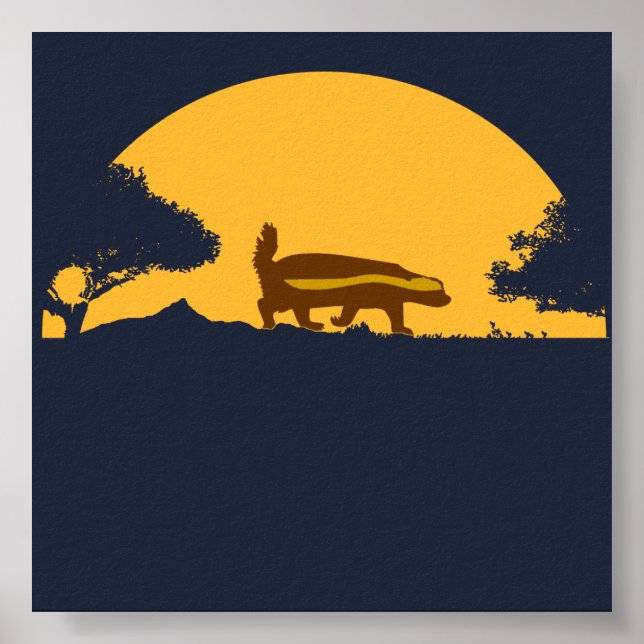 honey badger poster (Framsidan)