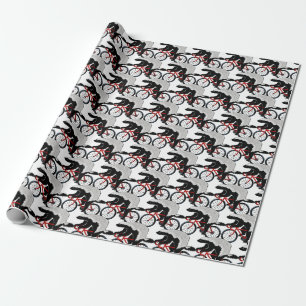 Honey badger Riding A Bicycle Presentpapper