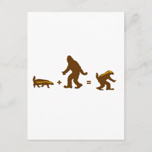 honey badger Sasquatch Hybrid Vykort