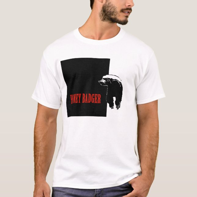 Honey badger - Scarfacestil T Shirt (Framsida)