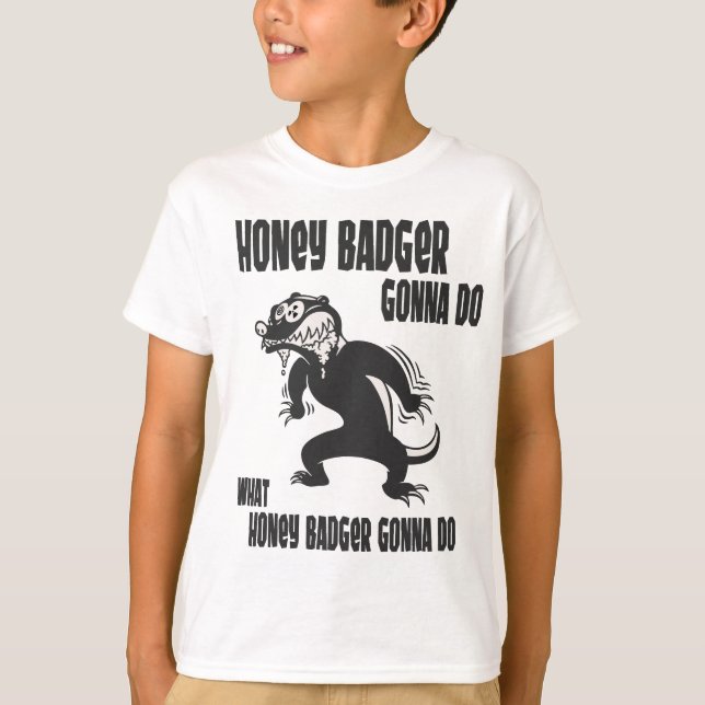 Honey badger t-shirt (Framsida)