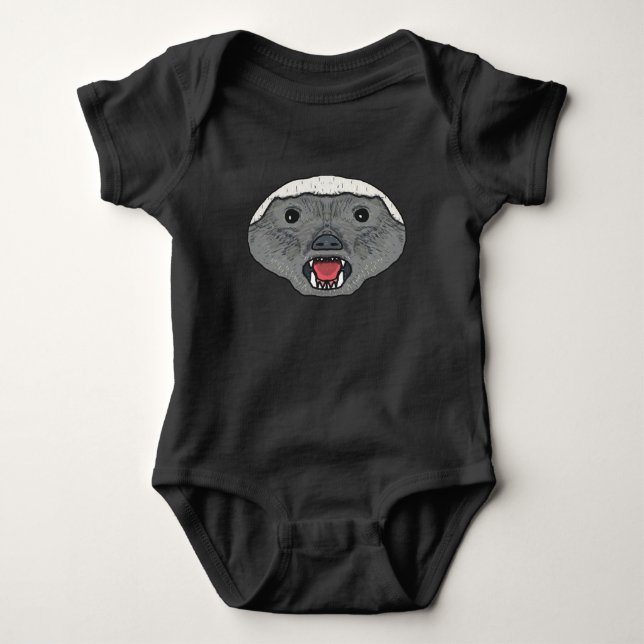 Honey badger t shirt (Framsida)