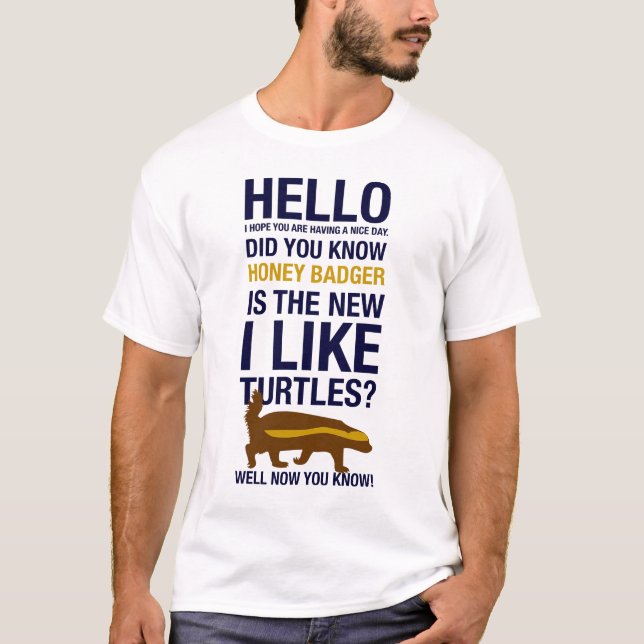 honey badger t-shirt (Framsida)