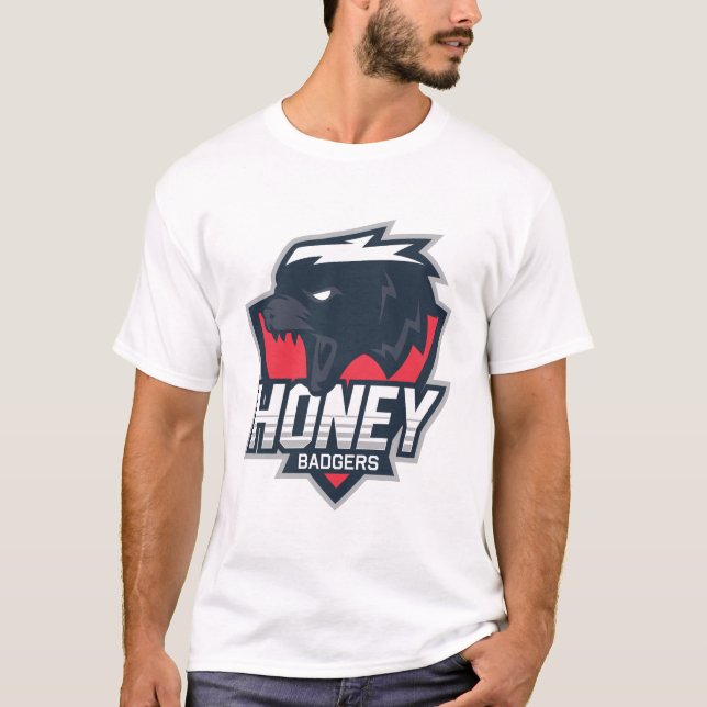 Honey badger t shirt (Framsida)