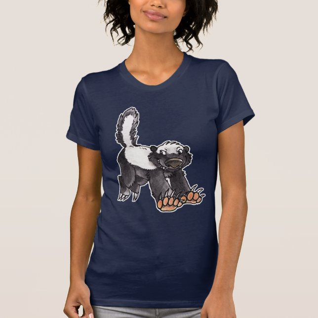 Honey badger t shirt (Framsida)