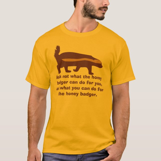 honey badger t-shirt (Framsida)