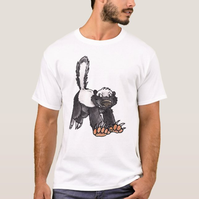 Honey badger t-shirt (Framsida)