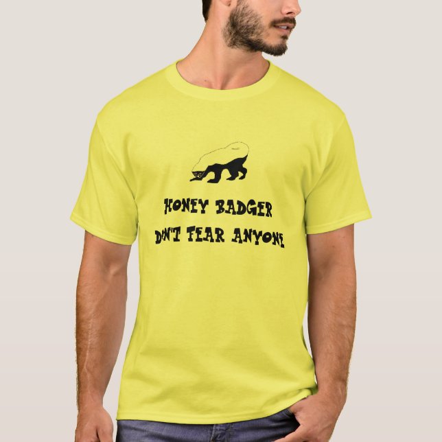 Honey badger tee shirt (Framsida)