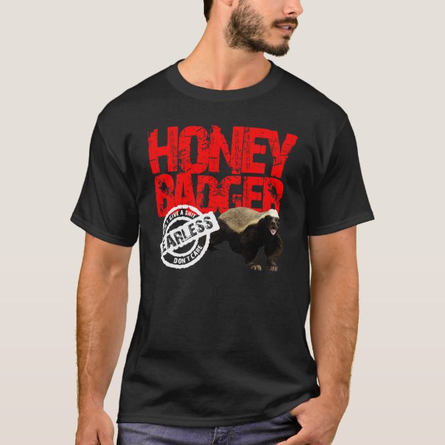 Honey badger tee shirt (Framsida)