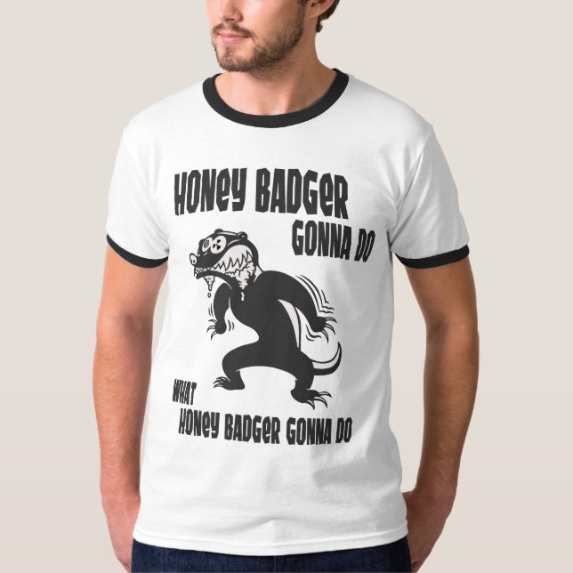 Honey badger tee shirt (Framsida)
