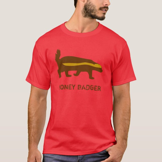 honey badger tröja (Framsida)