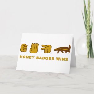 honey badger vinner kort