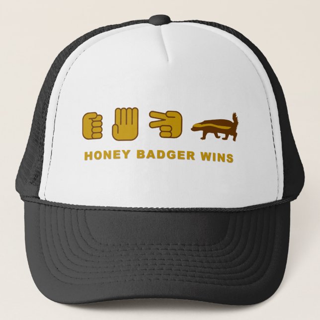 honey badger vinner truckerkeps (Framsida)